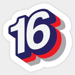 16 Sticker